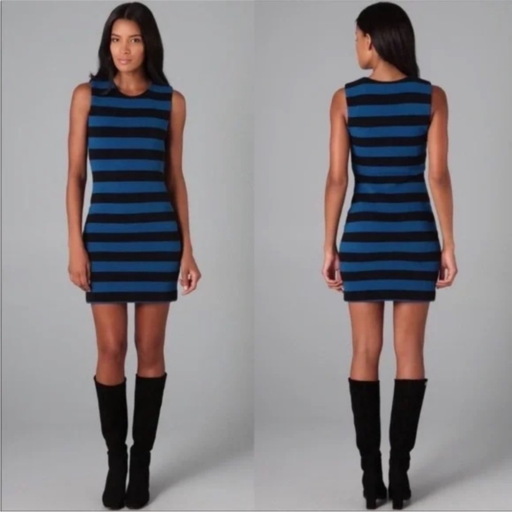Diane von Furstenberg Bandage Bodycon Dress Size 0 Evening Freshly Dry Cleaned